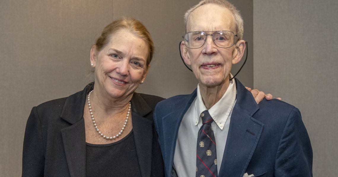 Dean Barbara L. Bass, MD with Paul Shorb, MD