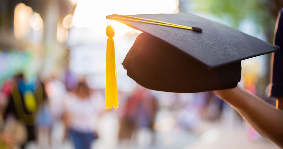 Mortarboard and tassle