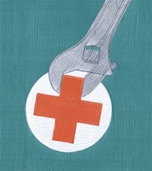 Fixing health care illustration 