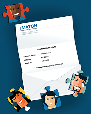 Illustration of match letter