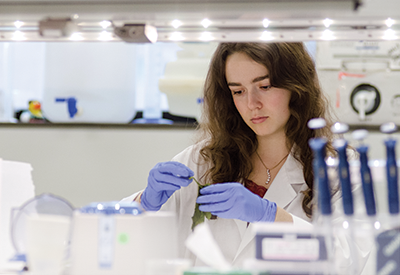 Woman in lab