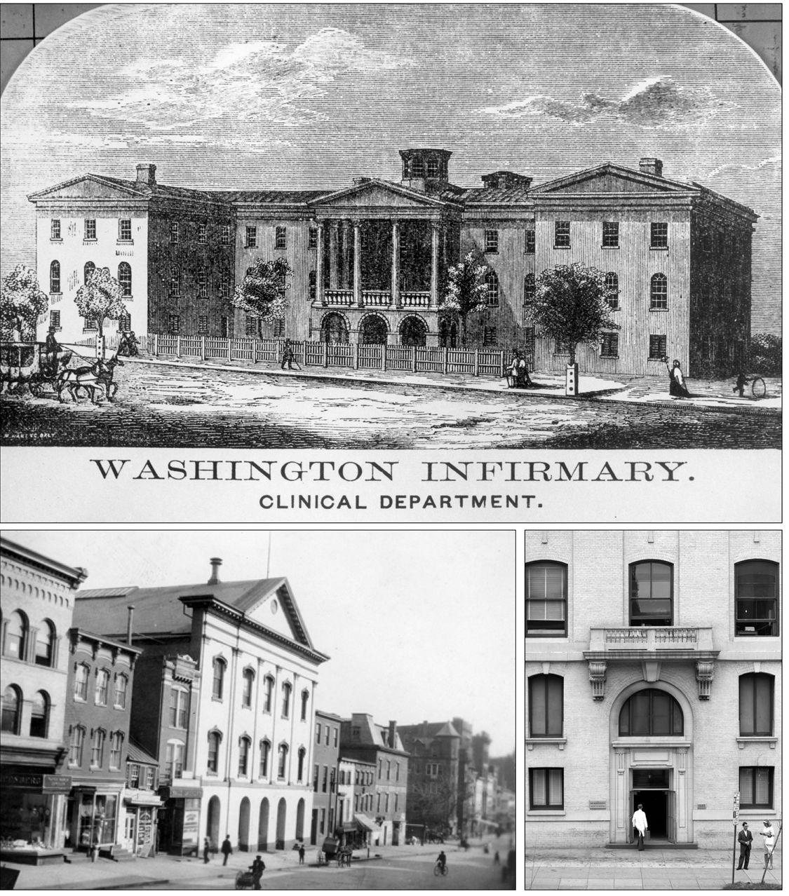 Washington Infirmary and early GW Medical School buildings